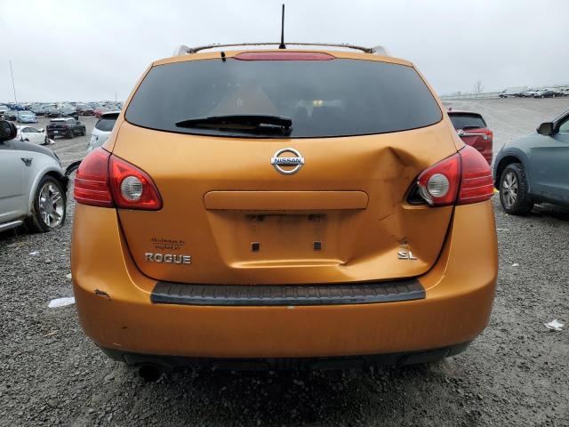 JN8AS58T08W005626 - 2008 NISSAN ROGUE S ORANGE photo 6