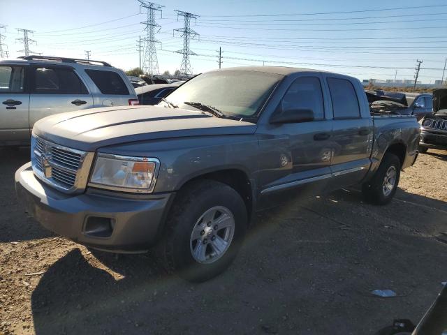 1D7HW58N68S613146 - 2008 DODGE DAKOTA QUAD LARAMIE GRAY photo 1