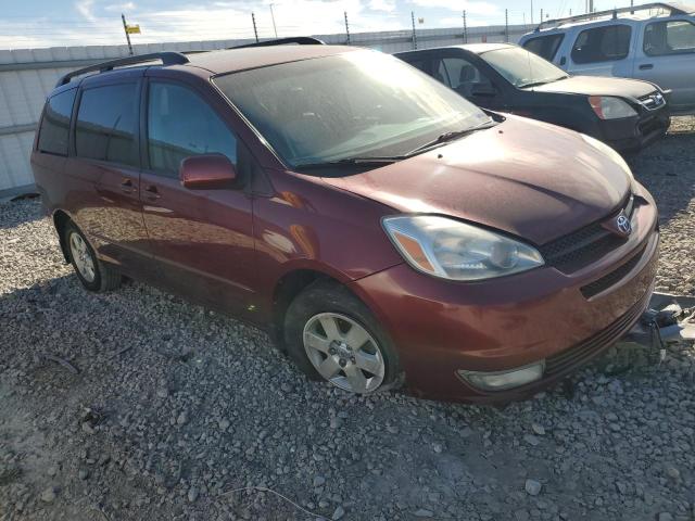 5TDZA22C44S206724 - 2004 TOYOTA SIENNA XLE RED photo 4