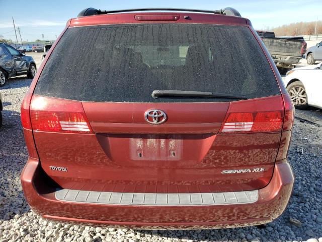 5TDZA22C44S206724 - 2004 TOYOTA SIENNA XLE RED photo 6