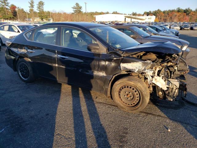 3N1AB7AP9DL785360 - 2013 NISSAN SENTRA S BLACK photo 4