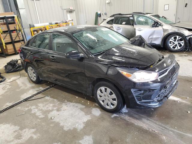 3KPA24AD1ME427918 - 2021 KIA RIO LX BLACK photo 4