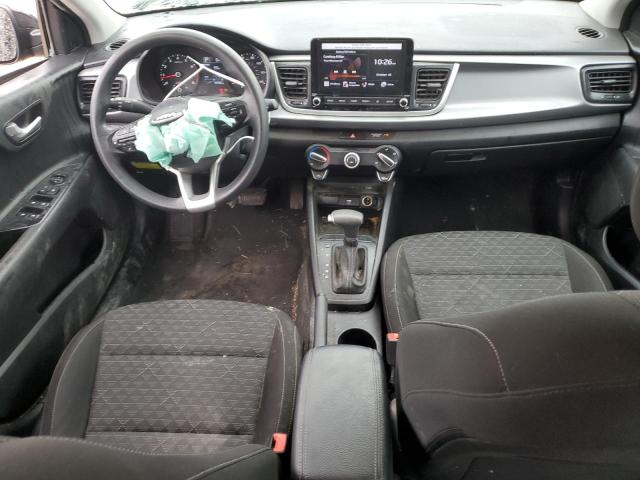 3KPA24AD1ME427918 - 2021 KIA RIO LX BLACK photo 8