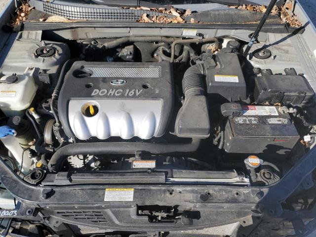 5NPEU46C98H337526 - 2008 HYUNDAI SONATA SE SILVER photo 11