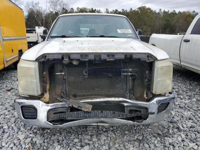 1FT8W3A65BEB36202 - 2011 FORD F350 SUPER DUTY WHITE photo 5