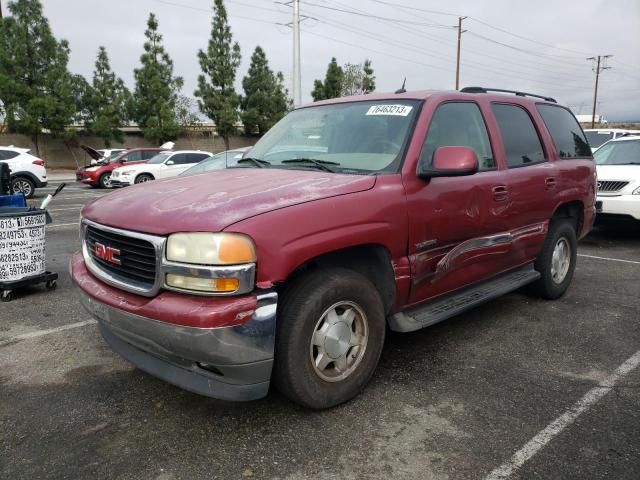 1GKEC13V75R110335 - 2005 GMC YUKON BURGUNDY photo 1