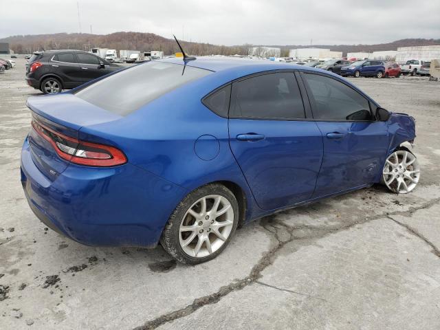 1C3CDFBAXDD257258 - 2013 DODGE DART SXT BLUE photo 3