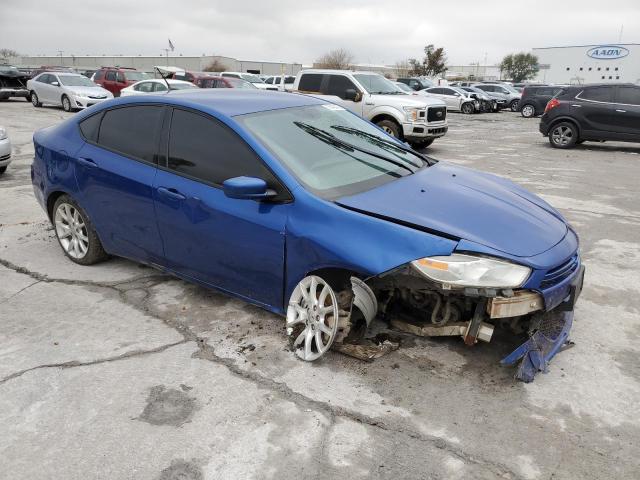 1C3CDFBAXDD257258 - 2013 DODGE DART SXT BLUE photo 4