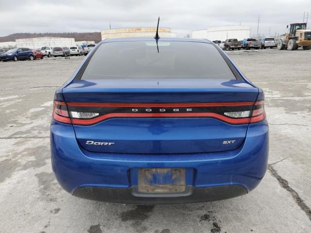 1C3CDFBAXDD257258 - 2013 DODGE DART SXT BLUE photo 6