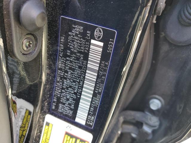 4T1G11AK2PU732596 - 2023 TOYOTA CAMRY SE NIGHT SHADE BLACK photo 12