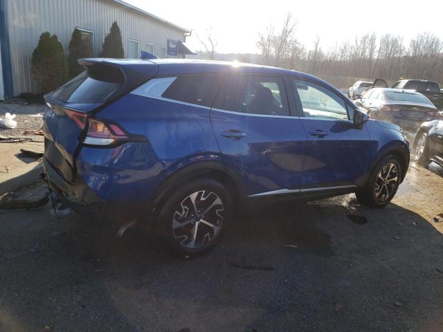 5XYK33AFXPG075314 - 2023 KIA SPORTAGE EX BLUE photo 3