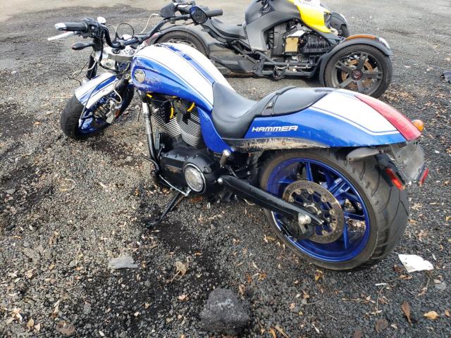 5VPHS36D393008258 - 2009 VICTORY MOTORCYCLES HAMMER S BLUE photo 3