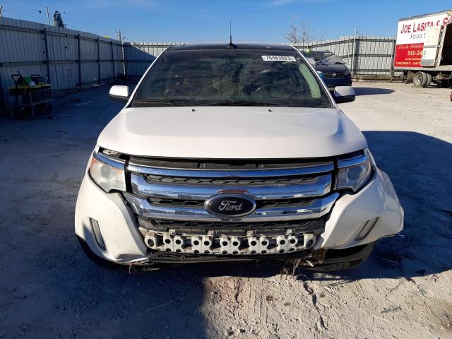 2FMDK4JC0DBB57622 - 2013 FORD EDGE SEL WHITE photo 5