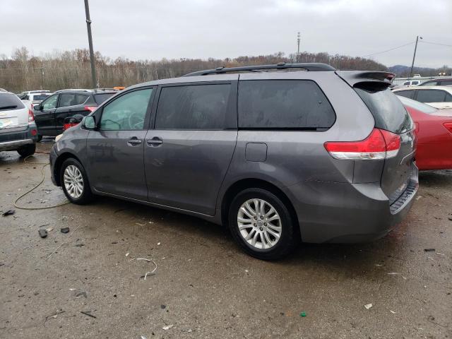 5TDYK3DC8BS115030 - 2011 TOYOTA SIENNA XLE GRAY photo 2