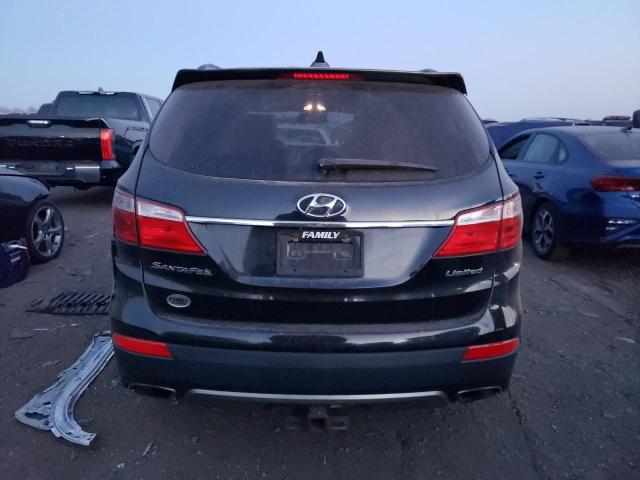 KM8SN4HF1EU070497 - 2014 HYUNDAI SANTA FE GLS BLACK photo 6