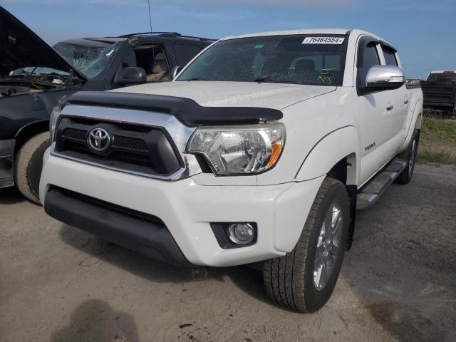 5TFJU4GN8EX055795 - 2014 TOYOTA TACOMA DOUBLE CAB PRERUNNER WHITE photo 1