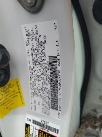 5TFJU4GN8EX055795 - 2014 TOYOTA TACOMA DOUBLE CAB PRERUNNER WHITE photo 13