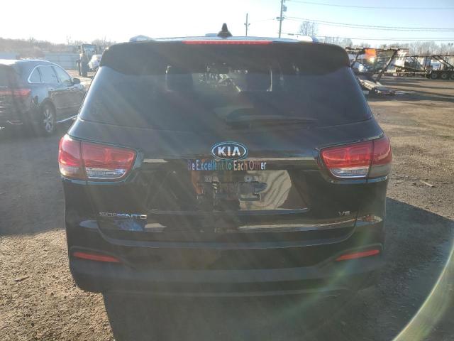 5XYPGDA57GG143222 - 2016 KIA SORENTO LX BLACK photo 6