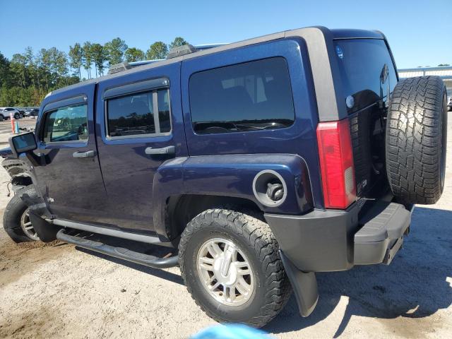 5GTDN13E278152219 - 2007 HUMMER H3 BLUE photo 2