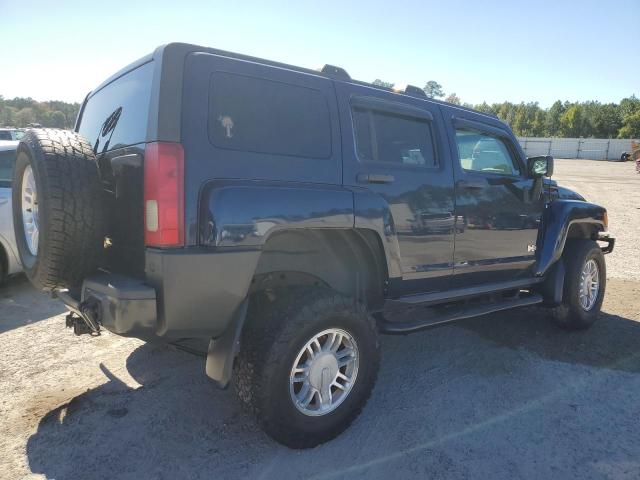 5GTDN13E278152219 - 2007 HUMMER H3 BLUE photo 3