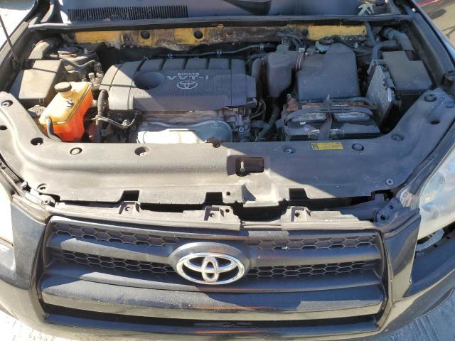 JTMZF4DV4AD021639 - 2010 TOYOTA RAV4 BLACK photo 12