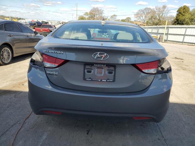 5NPDH4AE5CH076834 - 2012 HYUNDAI ELANTRA GLS GRAY photo 6