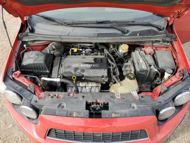 1G1JA5SH2C4122799 - 2012 CHEVROLET SONIC LS წითელი ფოტო 11