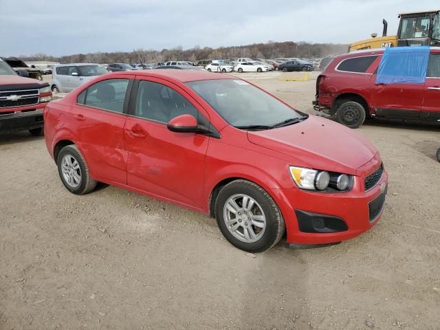 1G1JA5SH2C4122799 - 2012 CHEVROLET SONIC LS წითელი ფოტო 4