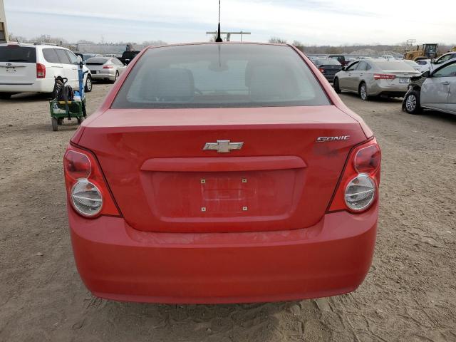 1G1JA5SH2C4122799 - 2012 CHEVROLET SONIC LS წითელი ფოტო 6