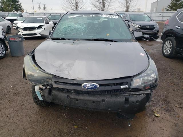 1FAHP3GN6BW114284 - 2011 FORD FOCUS SES GRAY photo 5