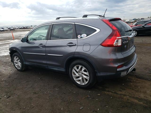 2HKRM4H78FH664367 - 2015 HONDA CR-V EXL GRAY photo 2