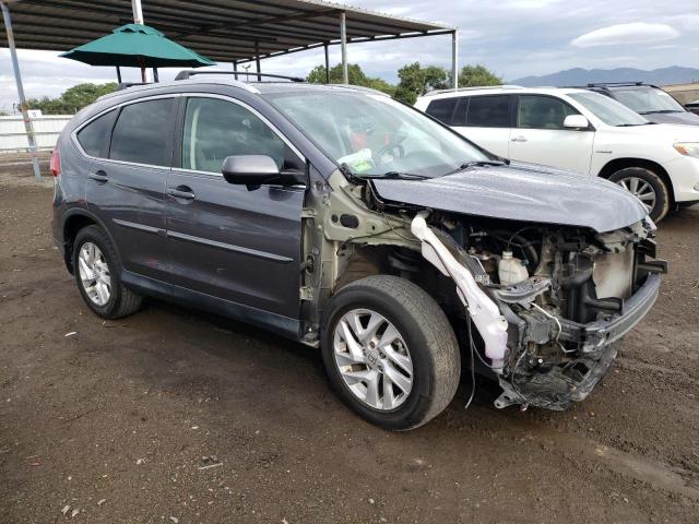 2HKRM4H78FH664367 - 2015 HONDA CR-V EXL GRAY photo 4