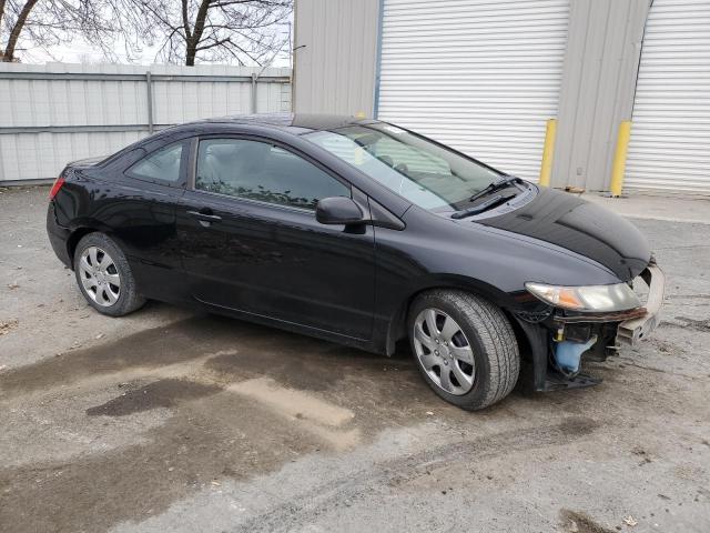 2HGFG12689H503069 - 2009 HONDA CIVIC LX BLACK photo 4