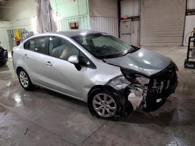 KNADM4A30D6241966 - 2013 KIA RIO LX SILVER photo 4