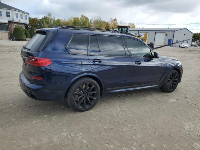 5UXCX6C07L9C42678 - 2020 BMW X7 M50I BLUE photo 3