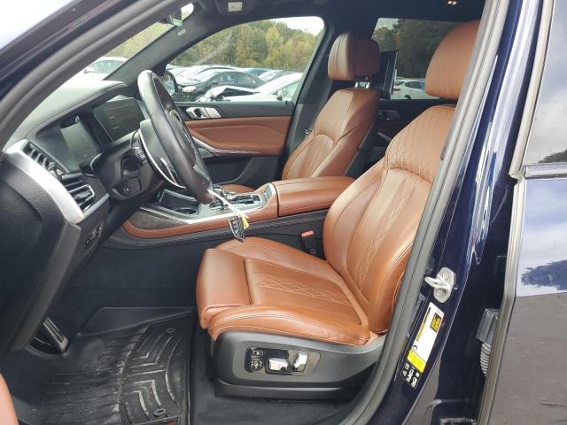 5UXCX6C07L9C42678 - 2020 BMW X7 M50I BLUE photo 7