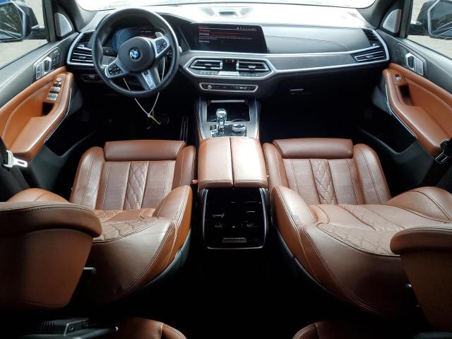 5UXCX6C07L9C42678 - 2020 BMW X7 M50I BLUE photo 8