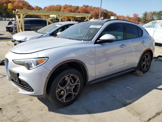 ZASPAKBN7N7D29512 - 2022 ALFA ROMEO STELVIO TI GRAY photo 1
