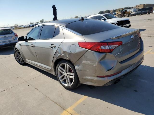 5XXGR4A65DG214517 - 2013 KIA OPTIMA SX GRAY photo 2