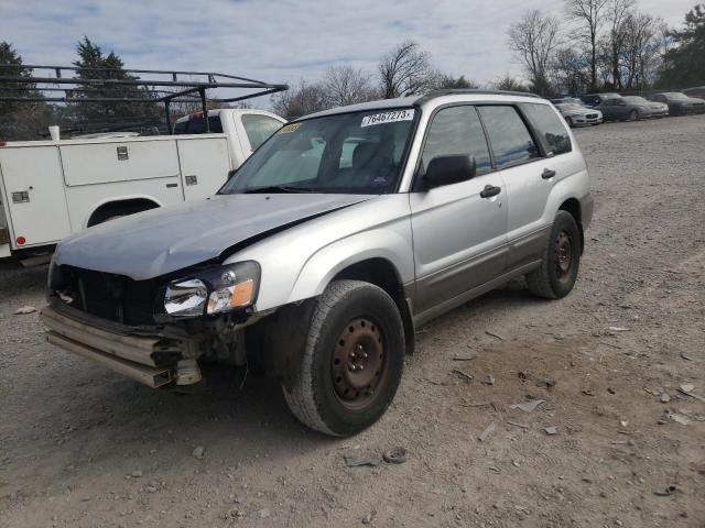 JF1SG65683G731121 - 2003 SUBARU FORESTER 2.5XS Серебристый фото 1