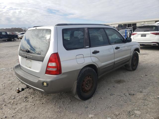 JF1SG65683G731121 - 2003 SUBARU FORESTER 2.5XS SILVER photo 3