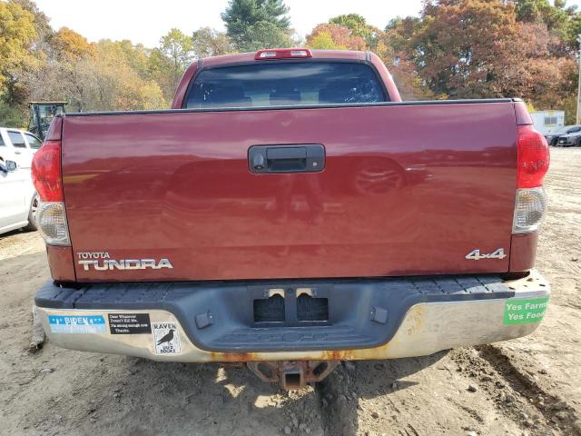 5TFDV54148X050860 - 2008 TOYOTA TUNDRA CREWMAX BURGUNDY photo 6