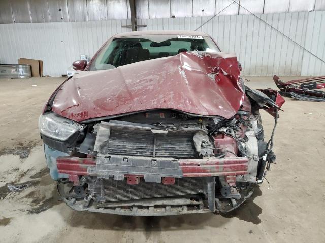 3FA6P0HDXER315687 - 2014 FORD FUSION SE MAROON photo 5