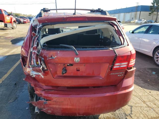 3D4GG57V29T594571 - 2009 DODGE JOURNEY SXT RED photo 6