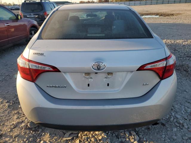 5YFBURHEXGP567401 - 2016 TOYOTA COROLLA L SILVER photo 6