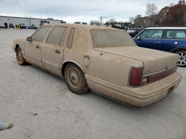 1LNLM82W1PY719427 - 1993 LINCOLN TOWN CAR SIGNATURE BEIGE photo 2