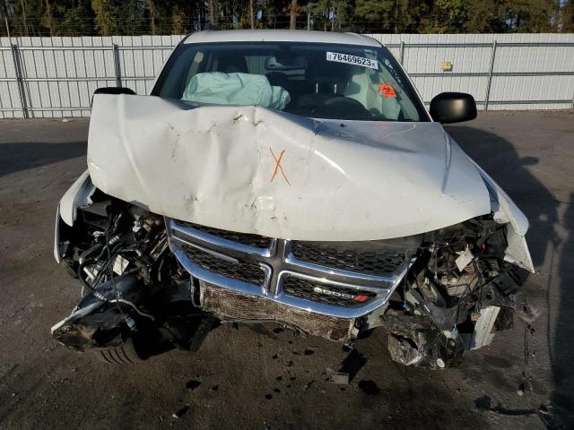 3C4PDCAB7LT261086 - 2020 DODGE JOURNEY SE WHITE photo 5