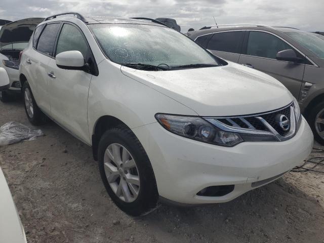 JN8AZ1MWXEW500495 - 2014 NISSAN MURANO S WHITE photo 4