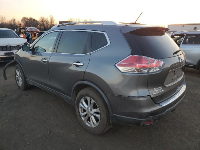 KNMAT2MV5FP515637 - 2015 NISSAN ROGUE S GRAY photo 2