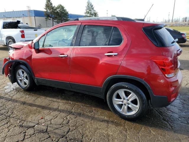 3GNCJLSB8LL182085 - 2020 CHEVROLET TRAX 1LT RED photo 2